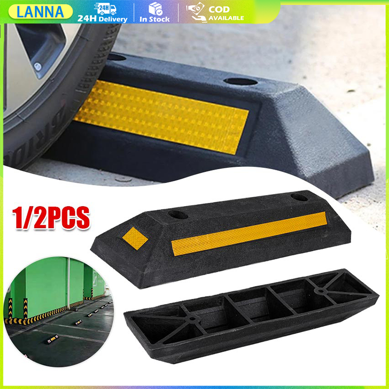 สินค้ามีคุณภาพ แถบยางกั้นรถ หยุดรถ ห้ามล้อรถยนต์ Wheel Stop