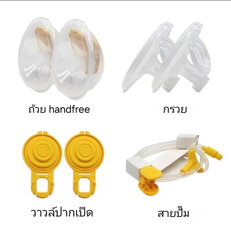 อะไหล่ชุดกรวย medela handfree สำหรับรุ่นไม่มี oring