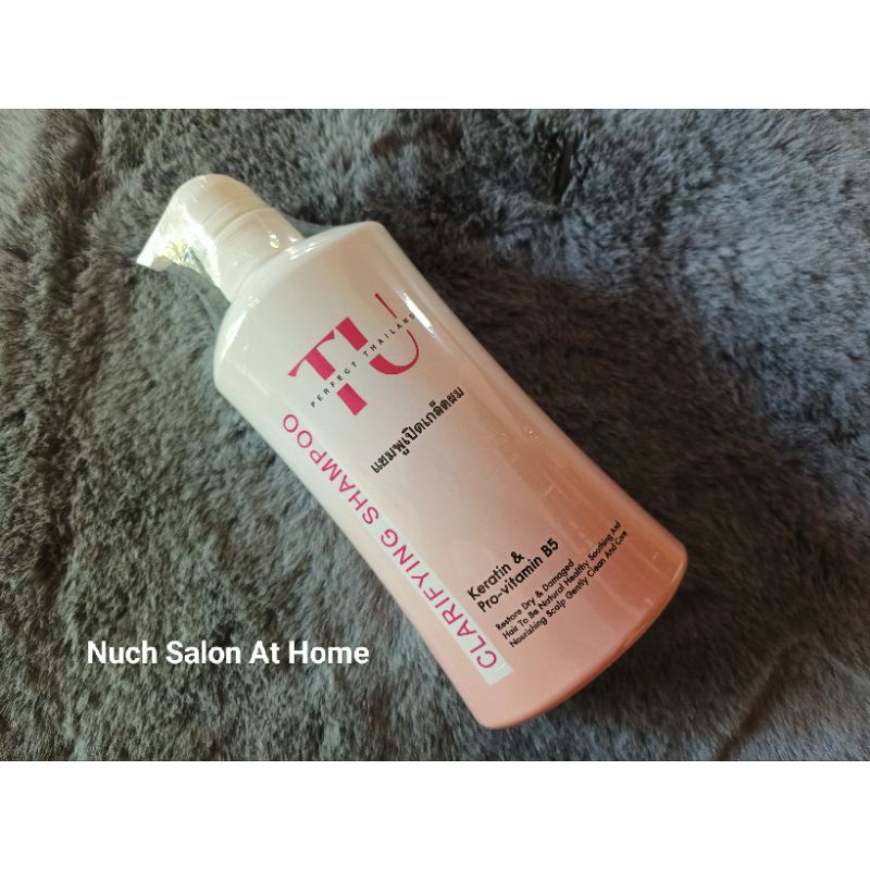 New!! ขวดรุ่นใหม่ TU-Keratin Pro-Vitamin B5 - แชมพูสระเปิดเกล็ดผม สูตรออร์แกนิค ขนาด 500ml. 390