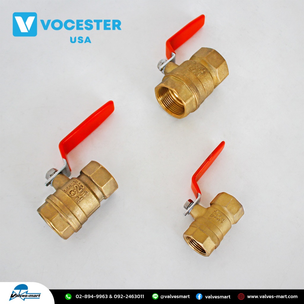 บอลวาล์ว (Ball Valve) 3/4"- 2  VOCESTER รุ่น FBV-4