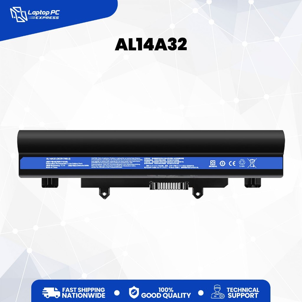 LPCE Laptop Notebook Battery For Acer Aspire E5-571 AL14A32