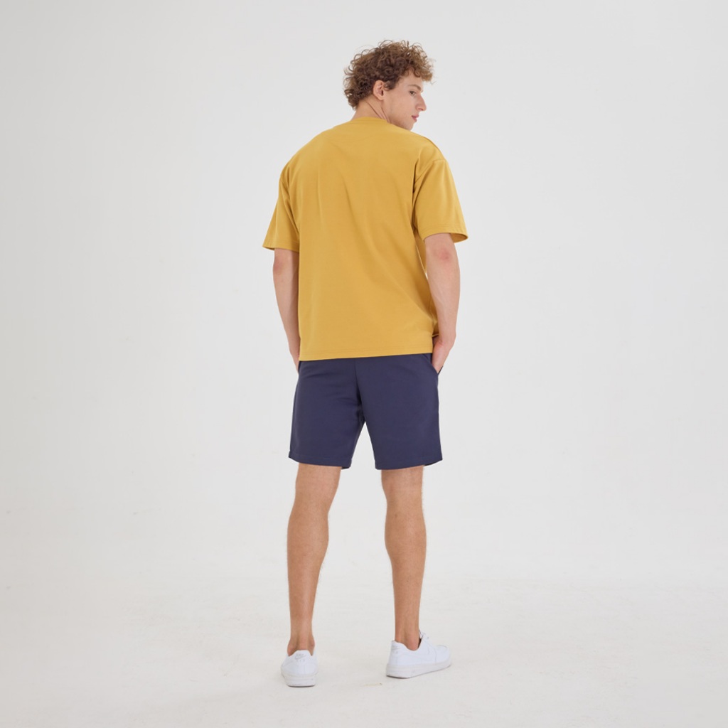 Khaki Bros. – คา คิ บรอส. – Round T-shirt loose fit – เสื้อยืดคอกลม – KM24K041 ราคา ถูกที่สุด ดีลบีเคเค แกลเลอรีภาพที่ 5