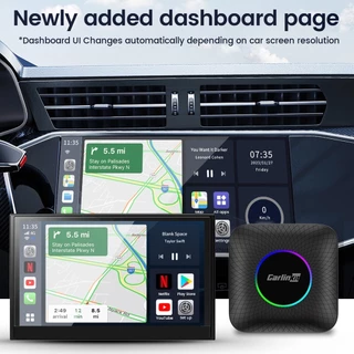 Carlinkit CarPlay Ai Box กล่องทีวีไร้สาย Android 13 8+128GB QCM 8-Core 6225 Android Auto YouTube Netflix อุปกรณ์เสริมรถ