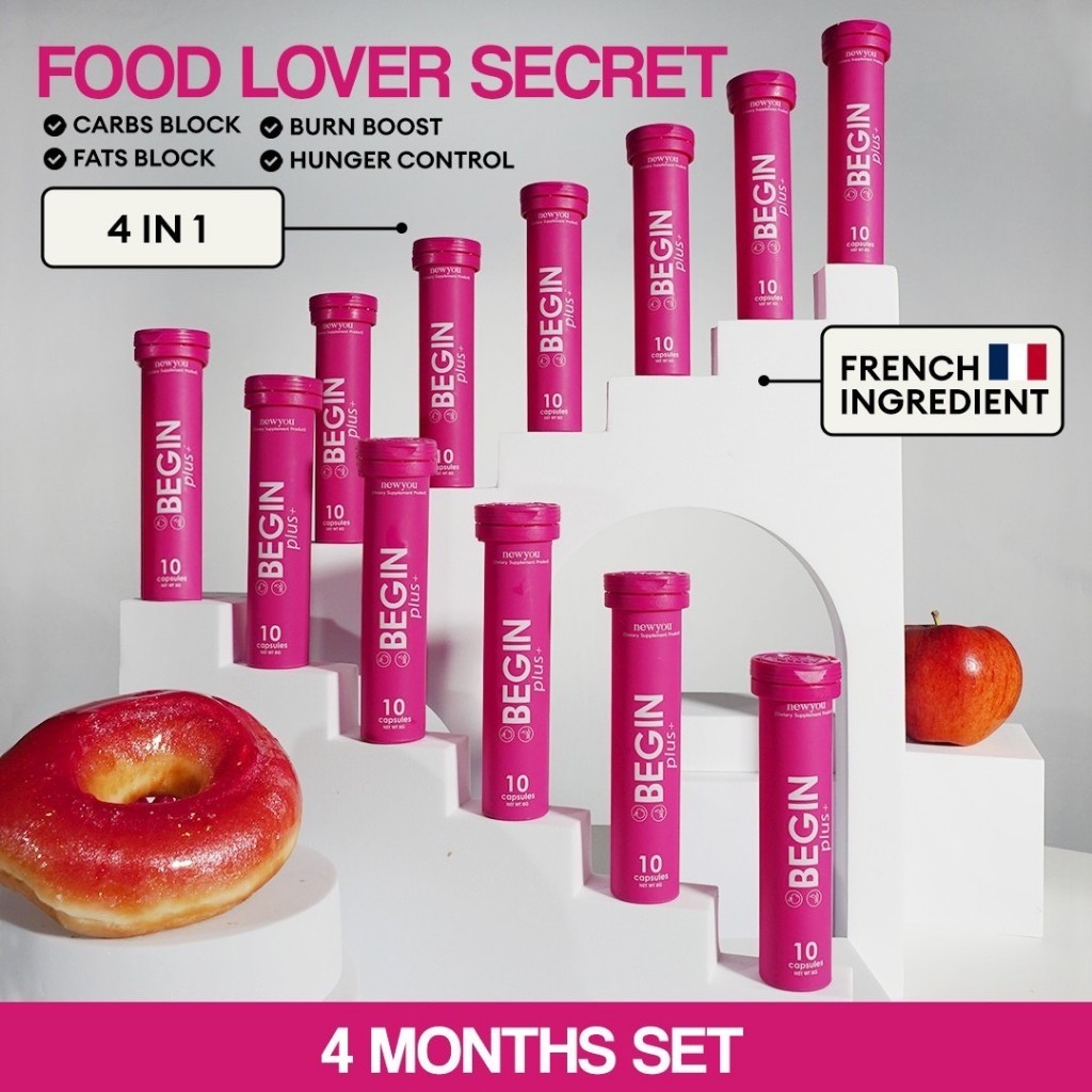120 วัน | begin plus+ : 4in1 ก่อนอาหาร สูตรลับตัวช่วยโมจิโกะ