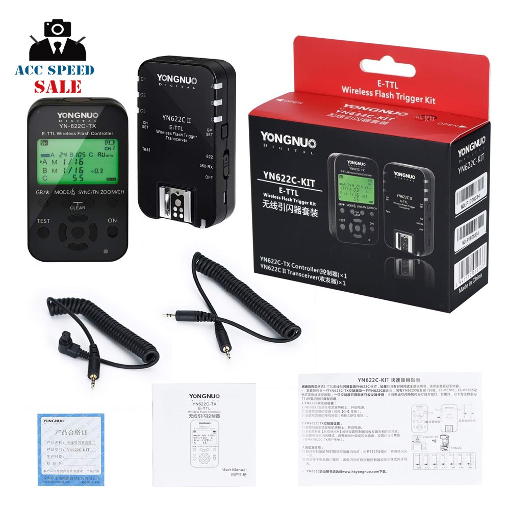 FLASH TRIGGER YONGNUO YN622C-KIT FOR CANON  รับประกันศูนย์ในไทย