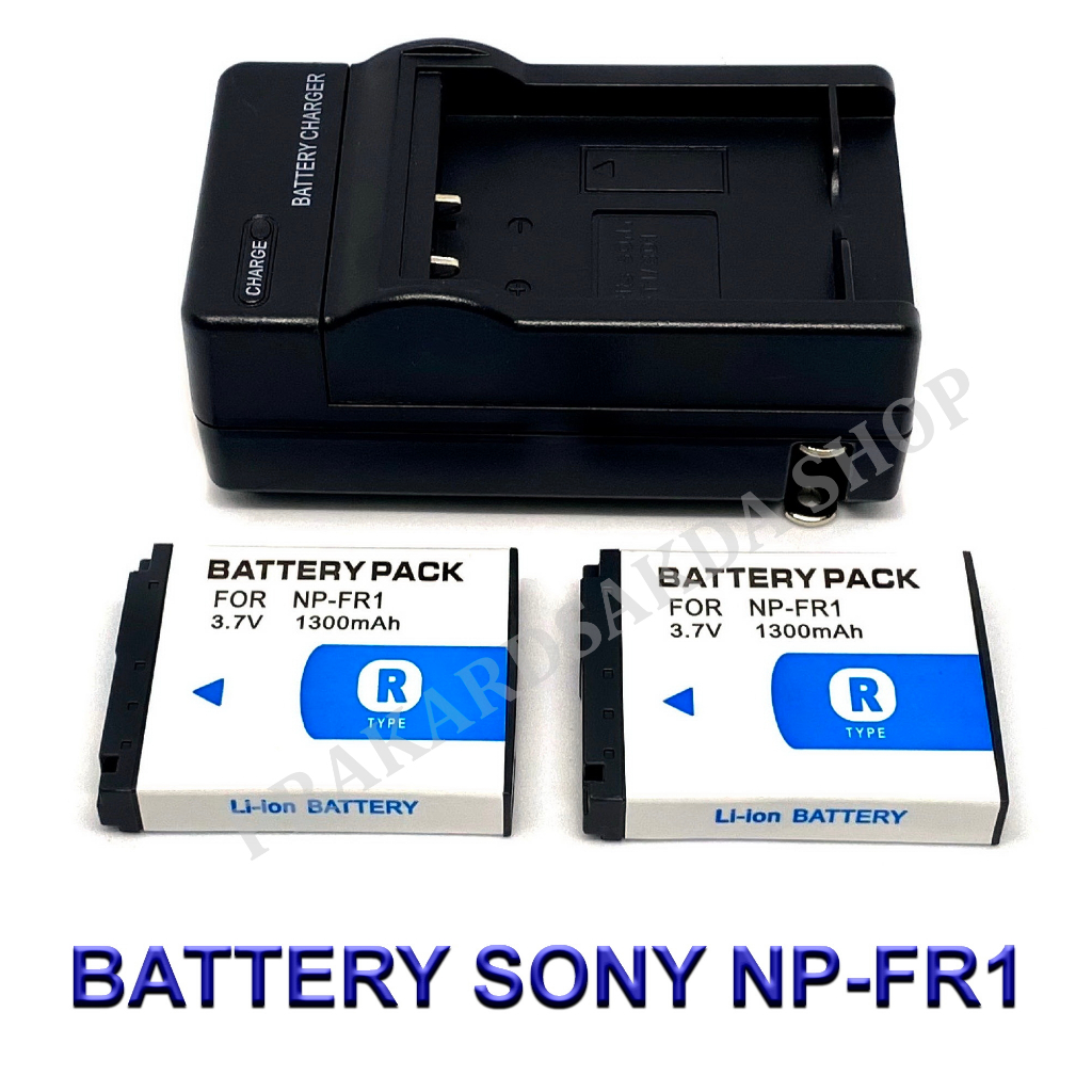 NP-FR1 / NPFR1 / FR1 Battery and Charger For Sony Cyber-Shot DSC-T30,T50,F88,G1,P100,P120,P150,P200,V3