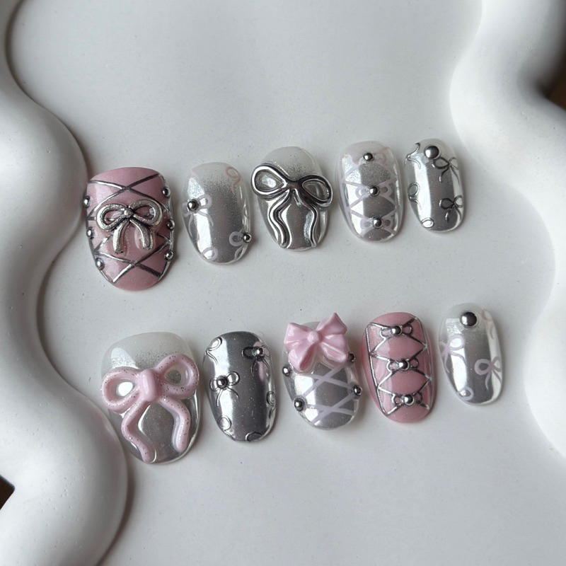 เล็บปลอม pvc nails 175 ( ถ่ายรูปจากงานจริงทุกชิ้น )