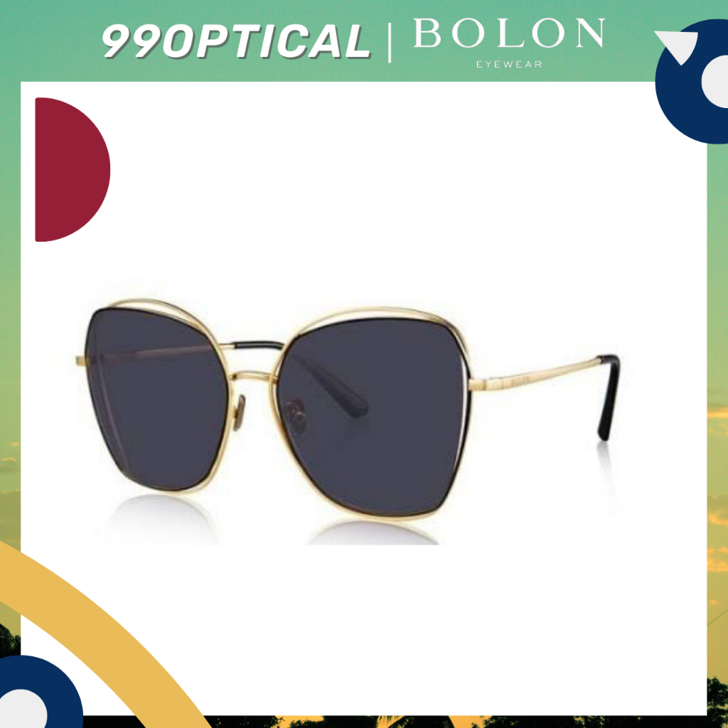 [Celarance Sale] แว่นกันแดด Bolon รุ่น BL7016 C60 รุ่น Royal สีดำ เลนส์โพลาไรซ์ HD Polarized