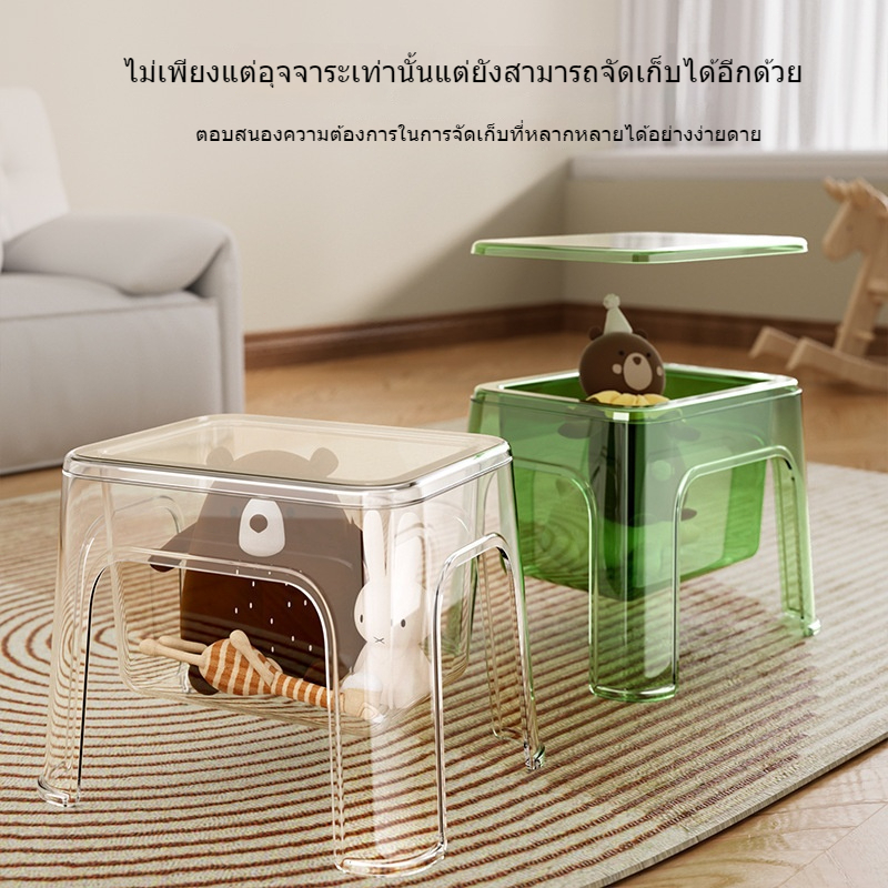 ใหม่หนาสัตว์เลี้ยงสตูลสตูลห้องนั่งเล่นม้านั่งขนาดเล็กเก้าอี้บ้านเด็กสตูลสตูลพลาสติกเรียบง่ายสตูล