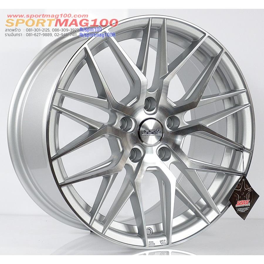 ล้อแม็กซ์ SSW Vorsteiner S348 สีซิลเวอร์หน้าเงา 8-17นื้ว 5รู114 ET38 [21166]