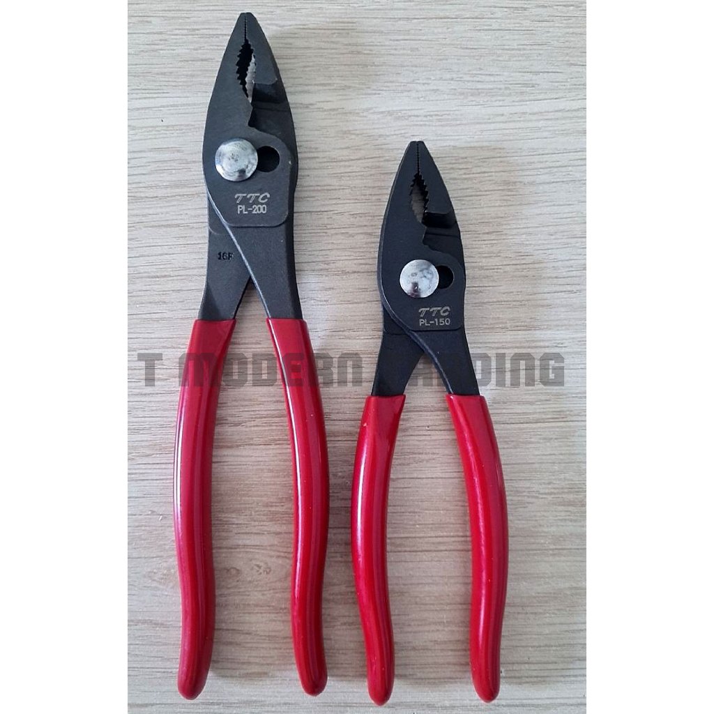 TTC คีมปากขยายรุ่นสลิม PL-150T 6นิ้ว, PL-200T 8นิ้ว มาตรฐานอุตสาหรกรรม (JIS)