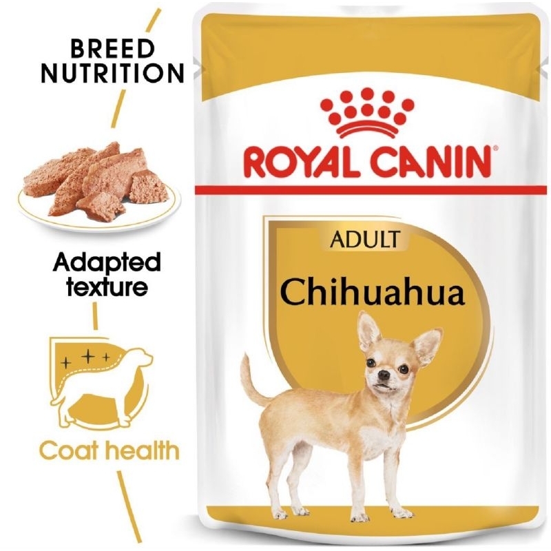 ROYAL CANIN Chihuahua  อาหารเปียกสูตรชิวาว่า 85 g *12ซอง,ขอลงใหม่