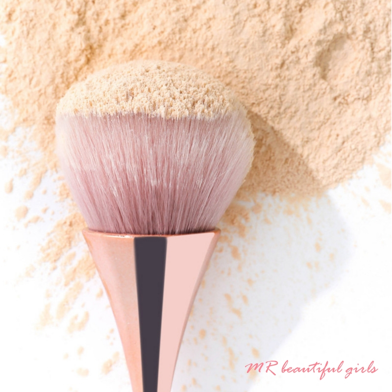 MR Beautiful Girl แปรงแต่งหน้า แปรงปัดแก้มด้ามยาว สําหรับปัดแก้มขนาดใหญ่ ด้ามเรียว ขนนุ่ม ไม่บาดหน้า คุณภาพสูง - รูปที่ 5