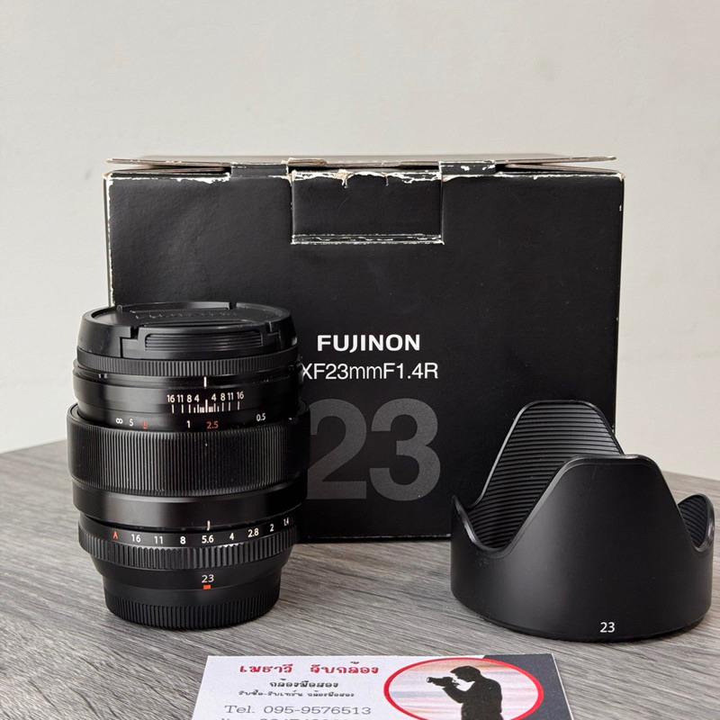 เลนส์ fuji 23 f1.4 ครบกล่อง