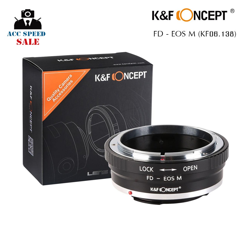 K&F Concept Lens Adapter KF06.138 for FD-EOS M