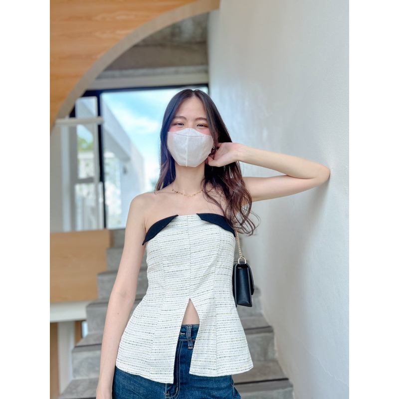 Lod Chong KaTi🥥🌴 เสื้อเกาะอก ผ่าหน้า