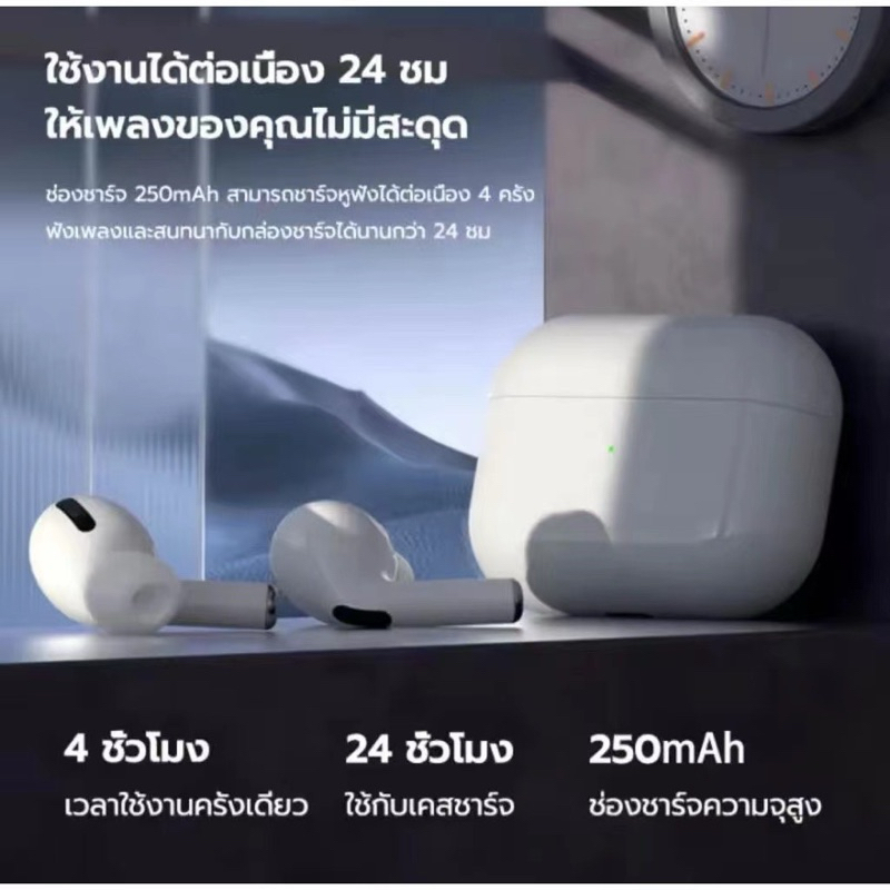 🔥NEW🔥หูฟังบลูทูธ ไร้สาย แท้TWS Pro1หูฟังบลูทูธ5.0ขนาดมินิ หูฟังเอียร์บัดไร้สาย3Dซูเปอร์สเตอริโอ รองรับโทรศัพท์ทุกรุ่น