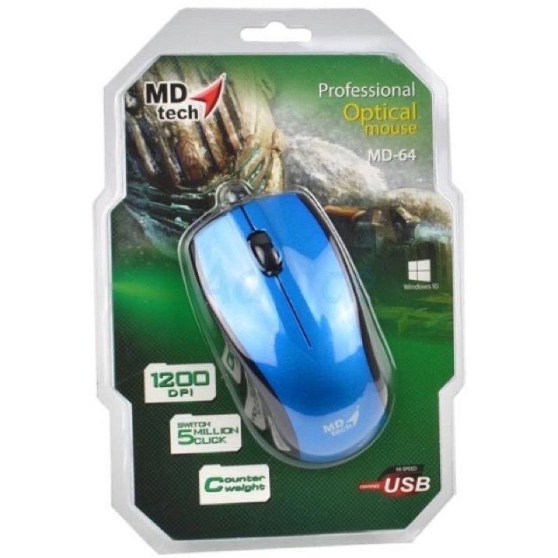 MOUSE MDTECH MD-64 OPTICAL MOUSE