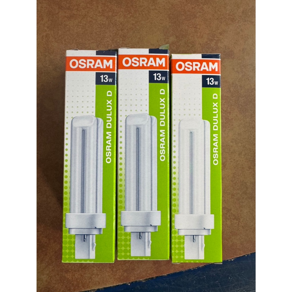 Osram หลอดตะเกียบ ออสแรม DULUX D 13W 2 pin ขั้ว G24D-1