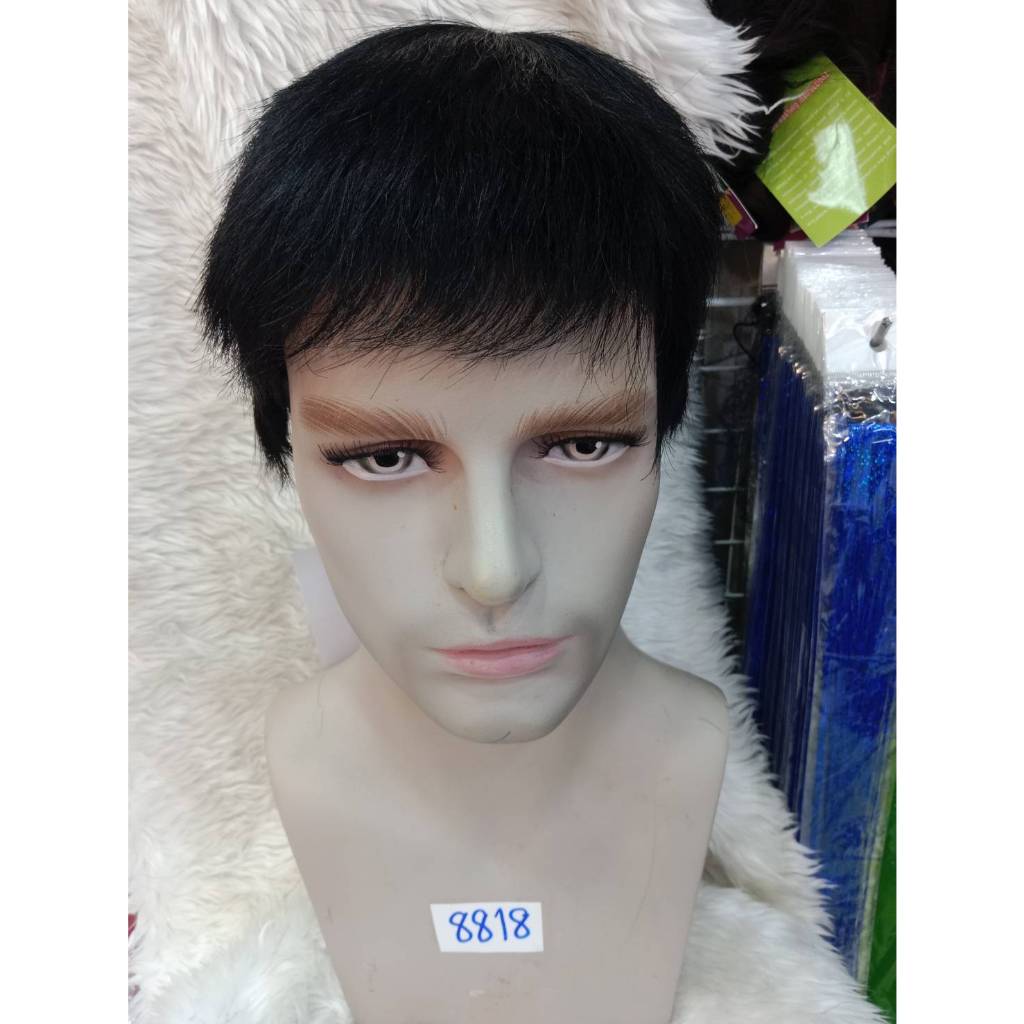 วิกผมแท้ผู้ชาย ทรงรองทรงรหัส8818 ผมแท้100%🔥วิกผมชายรองทรง