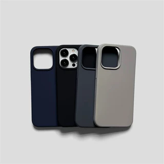 Supercase | i6-i15promax เคสซิลิโคน บุกำมะหยี่ สีดำ สีกรม