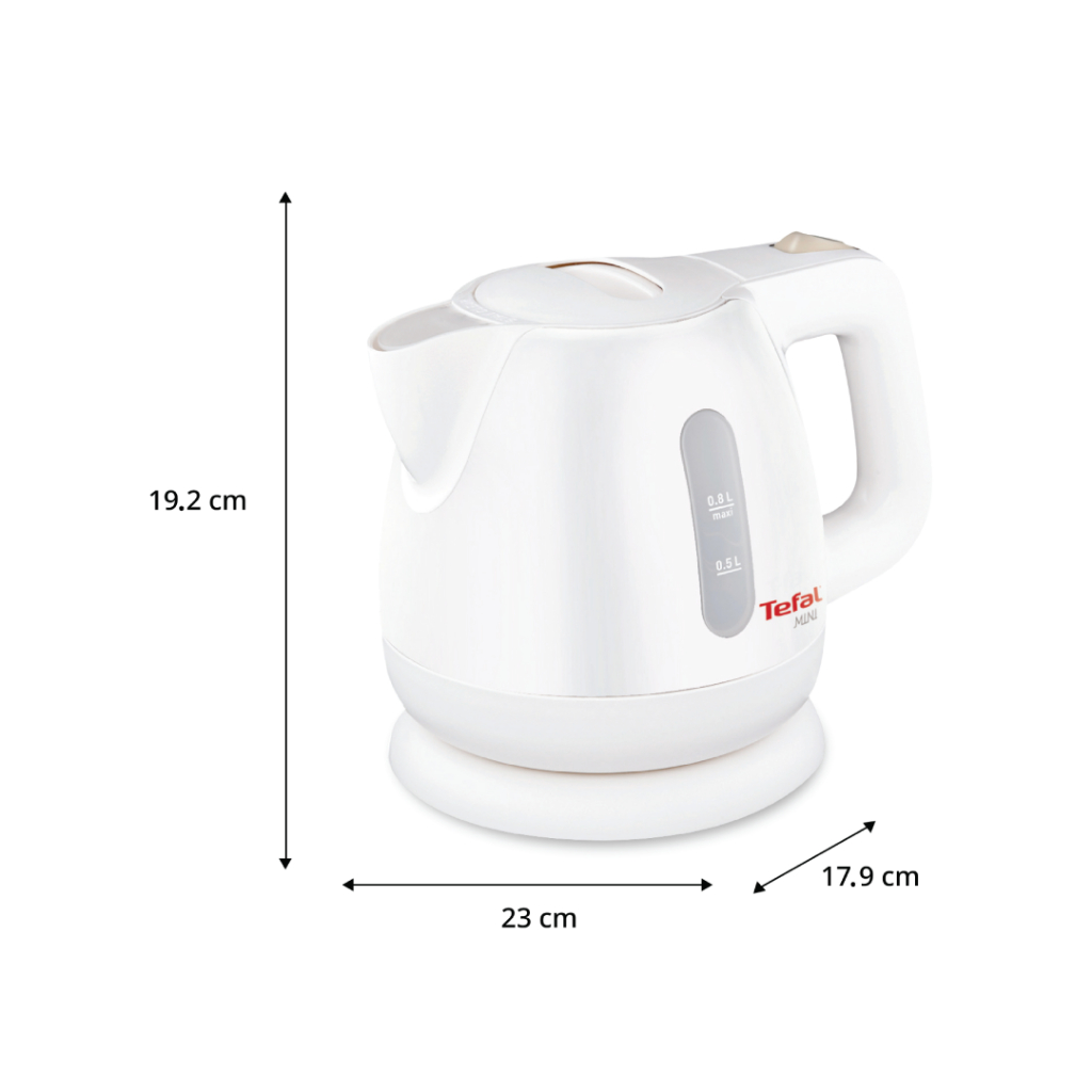 TEFAL กาน้ำร้อนไฟฟ้า กาต้มน้ำไฟฟ้า BF812121 (0.8 ลิตร) สีขาว - รูปที่ 3
