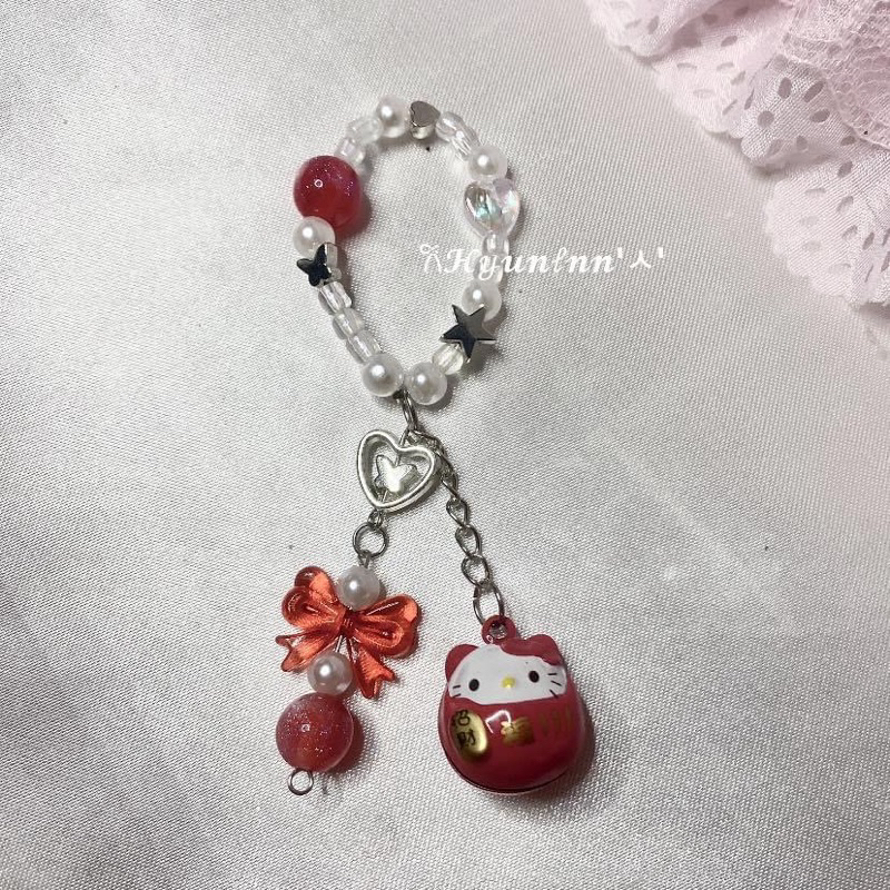 🍓( พร้อมส่ง ) ที่รัดเข็มขัดกระดิ่งคิตตี้ 🍒