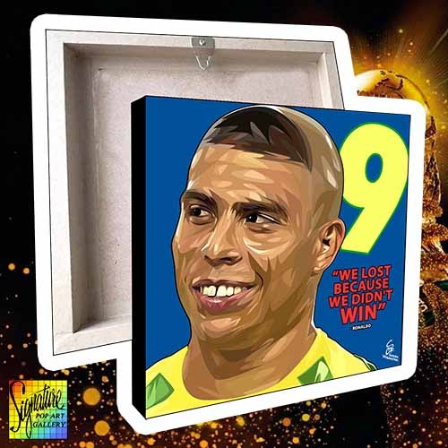 กรอบรูป POP ART "Ronaldo R9" นักฟุตบอล