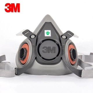 3M™ 6200 ไซส์ M หน้ากากครึ่งหน้าชนิดไส้กรองคู่ ขนาดกลาง (เฉพาะหน้ากาก)