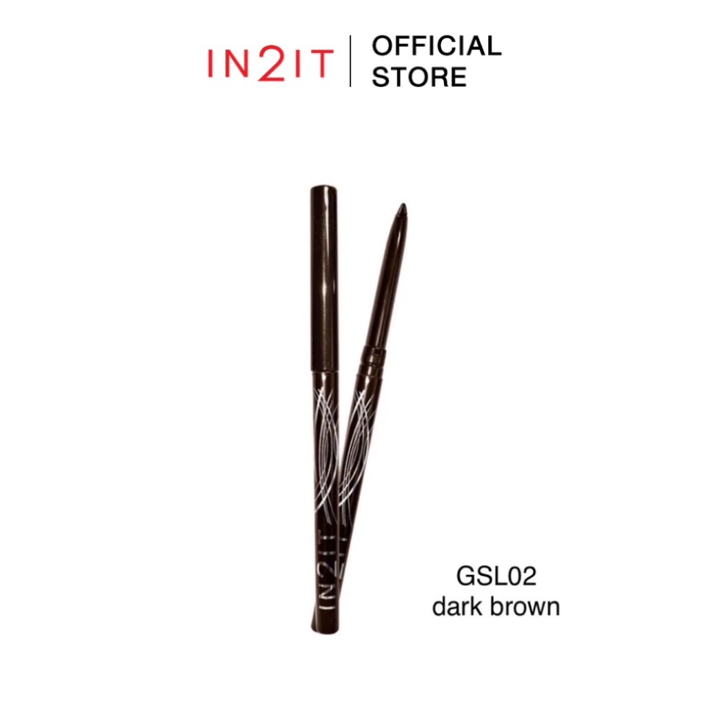 IN2IT Gel Stay Liner Pen - เจลไลน์เนอร์ [GSL02 - Dark Brown]