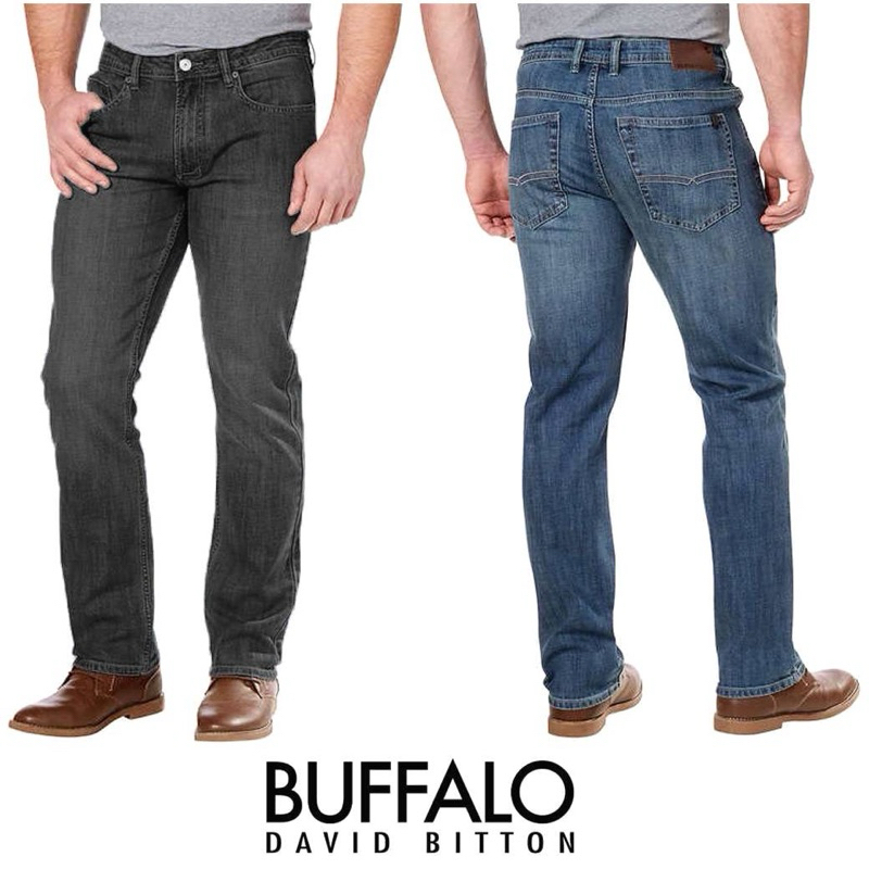 กางเกงยีนส์ Buffalo David Bitton Straight Stretch Jean