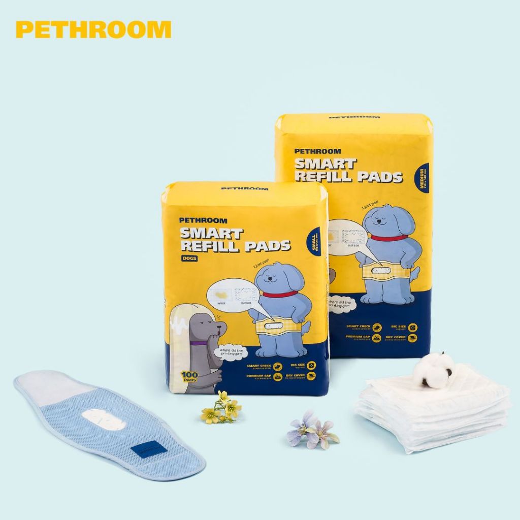 Pethroom Smart Refill Pad แผ่นซัพ สำหรับรีฟิลเติม ของ Smart Manner Belt นำเข้าจากเกาหลี