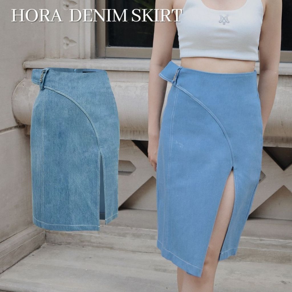 Merge Official - Hora Denim Skirt (พร้อมส่ง)