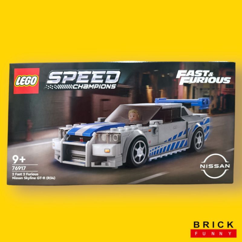LEGO® Speed Champions Nissan Skyline GT-R (R34) 76917 (พร้อมส่ง กล่องสวย ส่งไว)