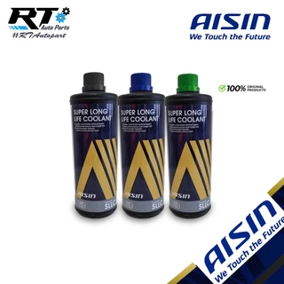 Aisin น้ำยาหม้อน้ำ ไอซิน Aisin น้ำยาหล่อเย็น สีชมพู / เขียว / ฟ้า ขนาด1ลิตร Super long life Coolant