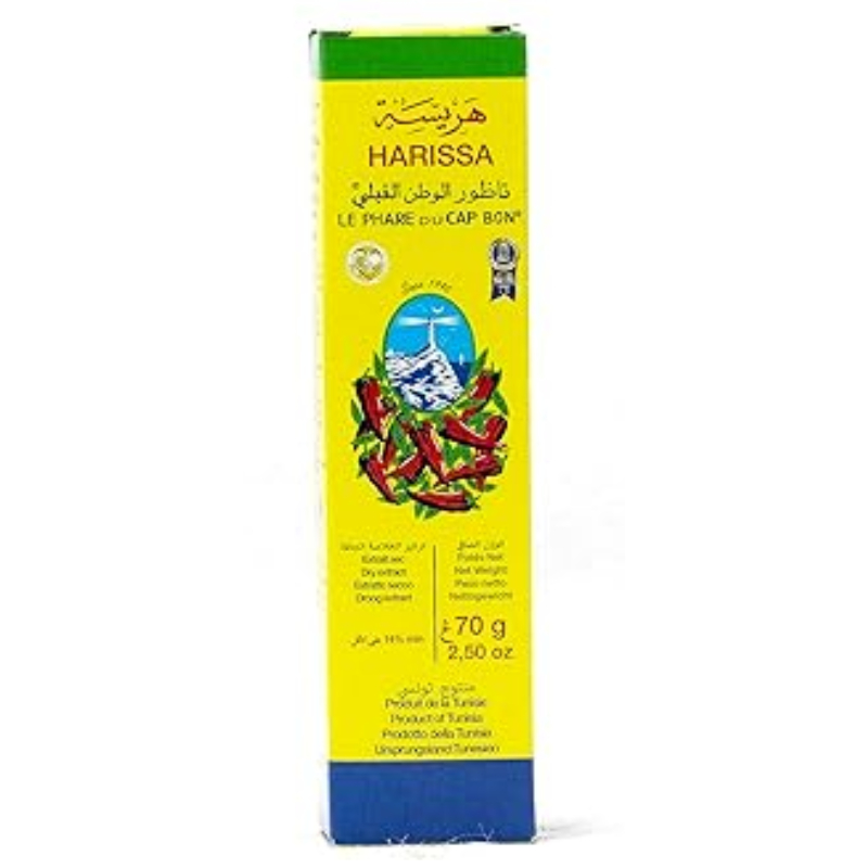 เลอ แฟร์ ดู แคป บง ซอสพริก ฮาริซาซอส 70 กรัม - Harissa in tube 70g Le Phare du Cap Bon brand