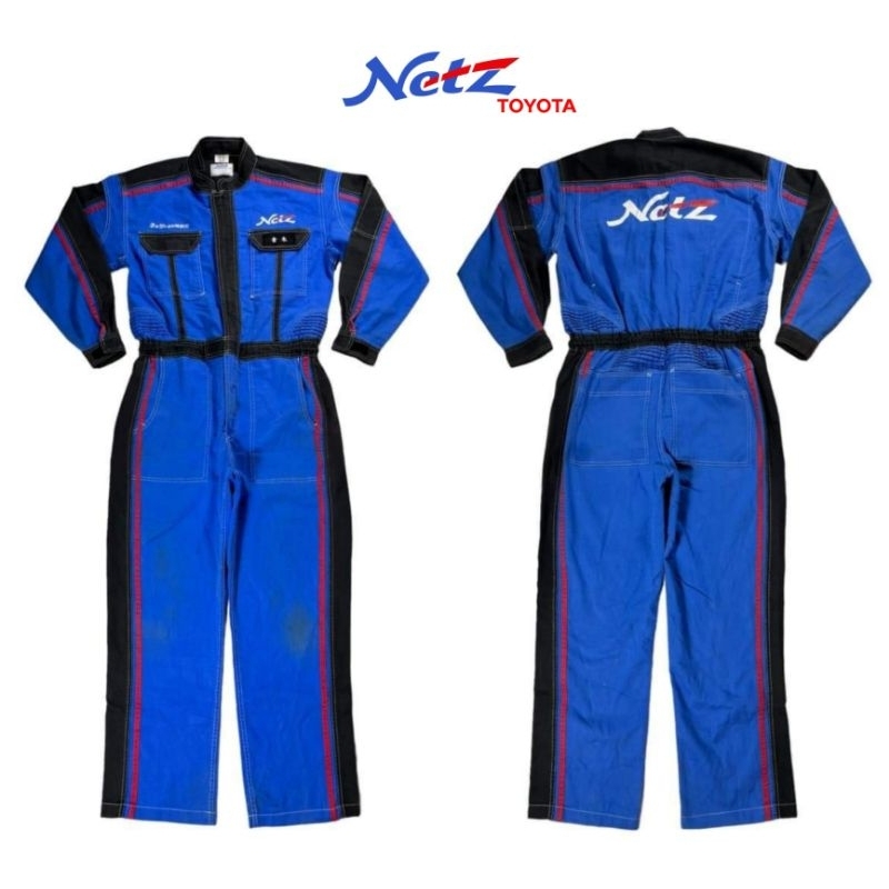 ชุด​หมี​ ​ชุด​ช่าง​ ชุด​ยูนิฟอร์ม​ ชุดทำงาน​ Netz​ Toyota​ Size​ : 3L