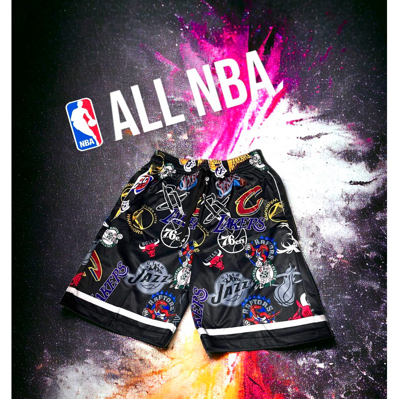 กางเกงบาส All team nba Basketball Shorts