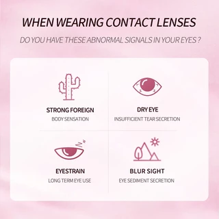 {COD}น้ำยาทำความสะอาดคอนแทคเลนส์ Eyeshare น้ำยาเพิ่มความชุ่มชื้นสำหรับเลนส์ 1 ขวด 8 มล