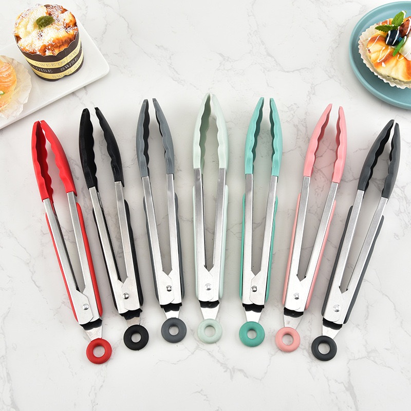 ที่คีบอาหารสแตนเลส แปรงทาเนย ที่คีบสแตนเลส / อุปกรณ์เสริม หม้อทอด ไร้น้ำมัน / Air Fryer Accessories