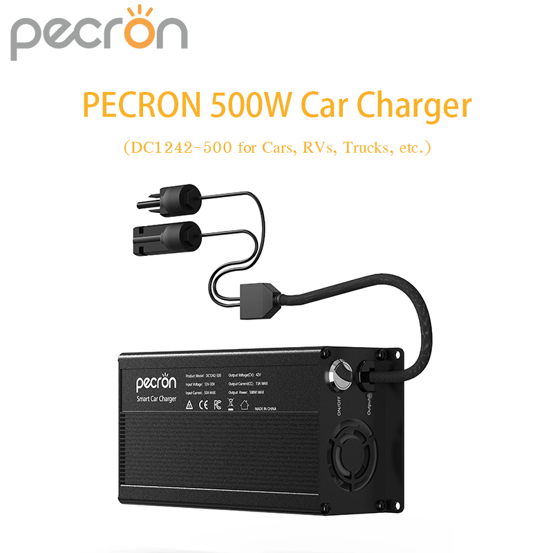 PECRON 500W Car Charger DC1242-500 for Cars, RVs, Trucks, etc.