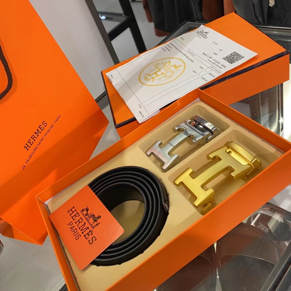 [พร้อมส่งจากไทย] เข็มขัด H งานพรีเมี่ยมอย่างดีไม่ควรพลาดจริงๆค่ะรุ่นนี้