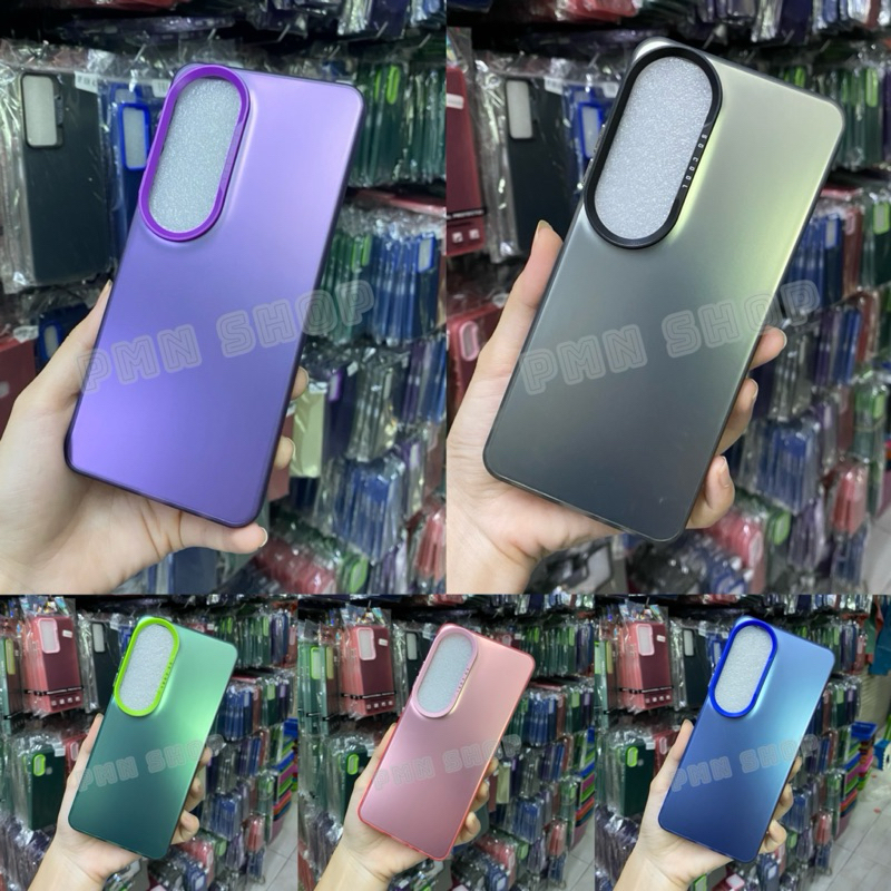 เคสSo cool สำหรับ OPPO A60 รุ่นใหม่ เคสโปร่งแสง กันกระแทกสีพื้นแบบเงา เปิดกล้องกันปุ่มขอบนิ่ม ถ่ายจากสินค้าจริงตรงรุ่น