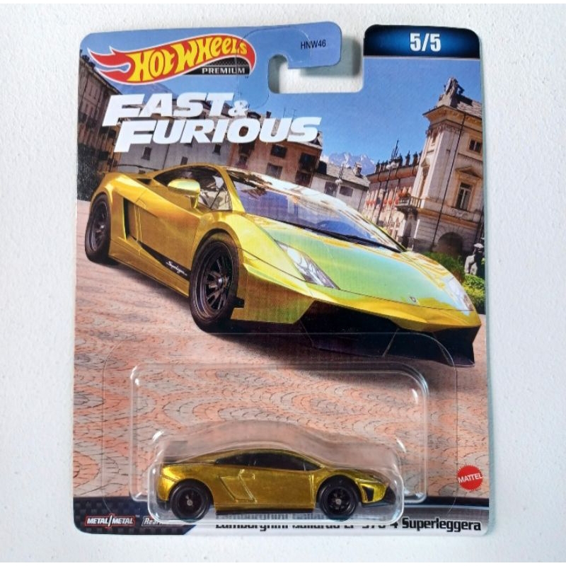 Hot wheels premium รุ่น Lamborghini gallardo LP 570-4 Superleggera ล้อยาง ของแท้