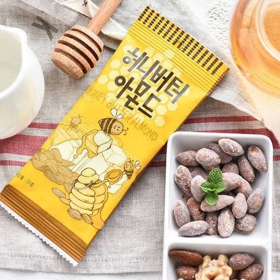 ฮันนี่ บัตเตอร์  อัลมอนด์ HBAF Honey Butter Almond 30g