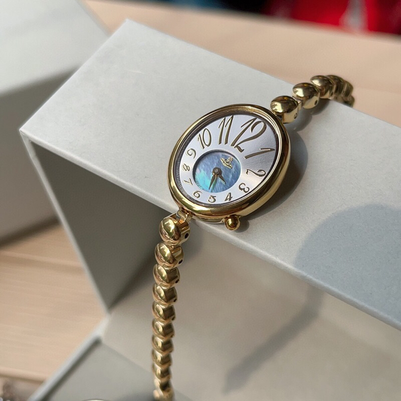 พรี​ ราคา3300 Vivienne Westwood นาฬิกาควอตซ์ นาฬิกา​ผู้หญิง​ size22mm