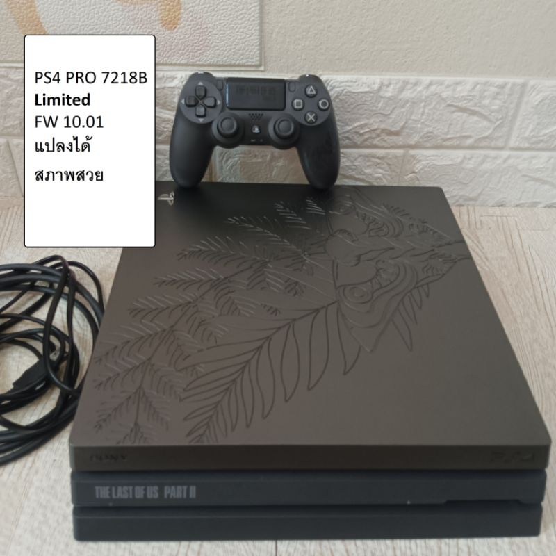 PS4 PRO FW 10.01 Limited The Last of Us ll 7218b 1Tb