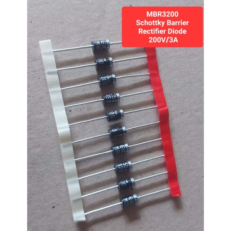 MBR3200 Schottky Barrier Rectifier Diode 200V/3A (ราคาตัวละ)