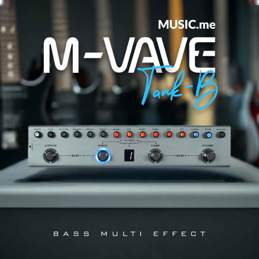 เอฟเฟคเบส M-VAVE Tank-B Bass Multi Effect