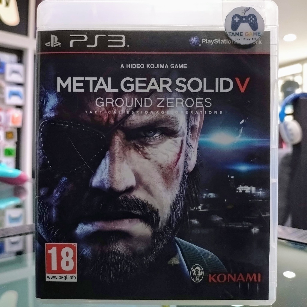 (ภาษาอังกฤษ) มือ2 PS3 Metal Gear Solid V Ground Zeroes เกมPS3 แผ่นPS3 มือสอง Metal Gear Solid 5